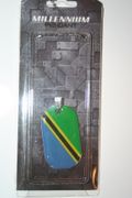 TANZANIA COUNTRY FLAG METAL DOG TAG NECKLACE PENDANT .. NEW