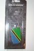 TANZANIA COUNTRY FLAG METAL DOG TAG NECKLACE PENDANT .. NEW