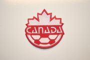 ...SOLD OUT...TEAM CANADA FIFA WORLD CUP SOCCER WHITE PATCH CREST BADGE FOOTBALL ...NEW
