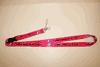 TEAM CANADA  HOCKEY RED LANYARD KEYCHAIN PASSHOLDER ... NEW