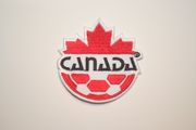 TEAM CANADA SOCCER RED BADGE PATCH CREST FIFA WORLD CUP FOOTBALL ... NEW
