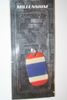THAILAND COUNTRY FLAG METAL DOG TAG NECKLACE PENDANT ..NEW