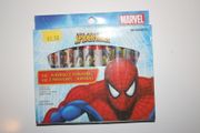 THE AMAZING SPIDER-MAN 12 NON-TOXIC JUMBO CRAYONS .. NEW 