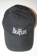 THE BEATLES JOHN PAUL GEORGE AND RINGO BLACK BASEBALL HAT CAP .. NEW