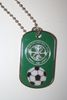 THE CELTIC FOOTBALL CLUB 1888 SOCCER DOG TAG NECKLACE ... NEW