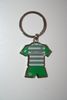 THE CELTIC FOOTBALL CLUB SOCCER PLAYER JERSEY METAL KEYCHAIN .. NEW