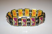 TIBET COUNTRY FLAG FLEXIBLE METAL REVERSIBLE SPORTS BRACELET ... NEW