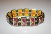 TIBET COUNTRY FLAG FLEXIBLE METAL REVERSIBLE SPORTS BRACELET ... NEW