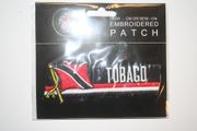 TOBAGO COUNTRY FLAG WORD IRON ON PATCH CREST BADGE ... NEW
