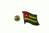 TOGO COUNTRY FLAG SMALL METAL LAPEL PIN BADGE .. NEW