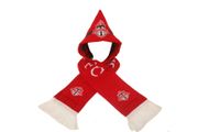 TORONTO FC FOOTBALL CLUB RED HOOD SCARF