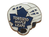 TORONTO MAPLE LEAFS NHL HOCKEY HELMET LAPEL PIN BADGE INCHES .. NEW