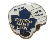 TORONTO MAPLE LEAFS NHL HOCKEY HELMET LAPEL PIN BADGE INCHES .. NEW