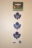 TORONTO MAPLE LEAFS SET OF 6 DECAL STICKERS EMBLEMS .. NEW