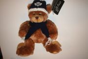 TORONTO MAPLE LEAFS WINTER PLUSH  BEAR STUFFED ANIMAL WITH TML HAT .. NHL HOCKEY .. NEW
