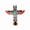 TOTEM POLE NATIVE AMERICAN SMALL METAL LAPEL PIN BADGE .. NEW