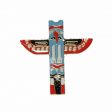 TOTEM POLE NATIVE AMERICAN SMALL METAL LAPEL PIN BADGE .. NEW