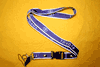 TOYOTA BLUE AND WHITE LANYARD KEYCHAIN PASSHOLDER ... NEW