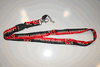 TRINIDAD & TOBAGO BLACK AND RED STRIPED FIFA WORLD CUP SOCCER LANYARD KEYCHAIN PASSHOLDER NECKSTRAP ... NEW