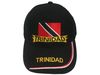 TRINIDAD & TOBAGO BLACK COUNTRY FLAG EMBOSSED HAT CAP .. NEW