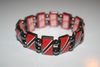 TRINIDAD & TOBAGO COUNTRY FLAG FLEXIBLE METAL REVERSIBLE BRACELET ... NEW