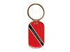 TRINIDAD & TOBAGO COUNTRY FLAG KEYCHAIN ..HIGH QUALITY .. NEW