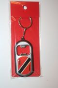 TRINIDAD & TOBAGO COUNTRY FLAG LED LIGHT BOTTLE OPENER  KEYCHAIN .. NEW