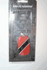 TRINIDAD & TOBAGO COUNTRY FLAG METAL DOG TAG NECKLACE PENDANT .. NEW