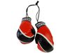 TRINIDAD & TOBAGO COUNTRY FLAG MINI BOXING GLOVES ..HIGH QUALITY .. NEW