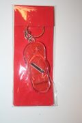 TRINIDAD & TOBAGO COUNTRY FLAG SHOE SANDLE KEYCHAIN .. NEW