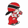 TRINIDAD & TOBAGO LITTLE BOY COUNTRY FLAG EMBROIDERED IRON ON PATCH CREST BADGE .. NEW