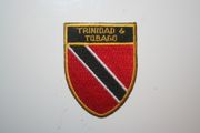 TRINIDAD & TOBAGO OVAL COUNTRY FLAG IRON ON SHIELD PATCH CREST BADGE .. NEW