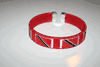 TRINIDAD & TOBAGO RED COUNTRY FLAG FLEXIBLE METAL NYLON BRACELET ... NEW