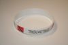 TRINIDAD & TOBAGO WHITE COUNTRY FLAG SILICONE BRACELET .. NEW