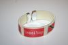 TRINIDAD & TOBAGO WHITE COUNTRY FLAG SUPER THICK BRACELET WRISTBAND .. NEW