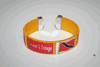 TRINIDAD & TOBAGO YELLOW COUNTRY FLAG SUPER THICK BRACELET WRISTBAND .. NEW