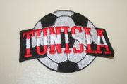 TUNESIA SOCCER BALL FOOTBALL IRON ON PATCH CREST BADGE .. NEW