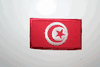 TUNISIA COUNTRY FLAG SMALL IRON ON PATCH CREST BADGE ..NEW