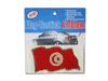 TUNISIA COUNTRY FLAG WAVY BUMPER DECAL STICKER EMBLEM ...