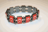 TURKEY COUNTRY FLAG FLEXIBLE METAL SPORTS BRACELET ... FIFA WORLD CUP SOCCER FOOTBALL ... NEW