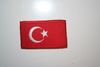 TURKEY COUNTRY FLAG SMALL IRON ON PATCH CREST BADGE ... NEW