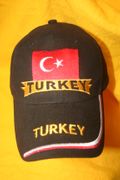 TURKEY COUNTRY FLAG SOCCER FOOTBALL BLACK HAT CAP ... FIFA WORLD CUP ... NEW