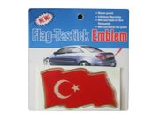 TURKEY COUNTRY FLAG WAVY BUMPER DECAL STICKER EMBLEM ...