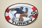 TURKEY SOCCER FOOTBALL PLAYER IRON ON PATCH CREST BADGE ... NEW