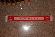 TURKEY TURKIYE COUNTRY FLAG SOCCER FOOTBALL SCARF ... FIFA WORLD CUP EURO CUP ... NEW