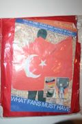 TURKEY TURKIYE COUNTRY FLAG TWO IN ONE 3' X 5'  FLAG AND CAPE .... NEW