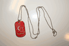 TURKIYE COUNTRY FLAG DOG TAG NECKLACE ... SOCCER FOOTBALL TURKEY .. NEW