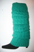 ***SOLD OUT***TURQUOISE PAIR OF LADIES LEG WARMERS LEGGING BY ANGELINA .. ONE SIZE FITS ALL .. NEW
