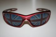 U.K. COUNTRY FLAG PAIR OF RED SUNGLASSES .. UK UNITED KINGDOM ... NEW