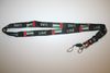 UAE UNITED ARAB EMIRATES COUNTRY FLAG BLACK LANYARD KEYCHAIN PASSHOLDER .. NEW